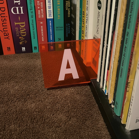 Acrylic Vinyl Record Dividers – Set of 26 (A-Z)