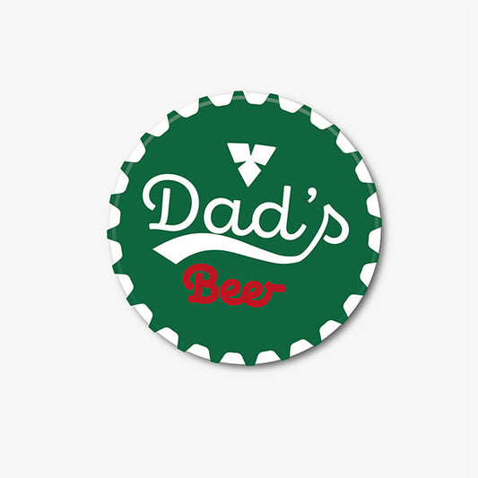 Dads Beer Carlsberg Style Printed Coaster