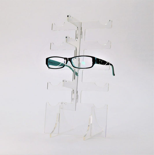 4mm Clear Acrylic Glasses Display Stand