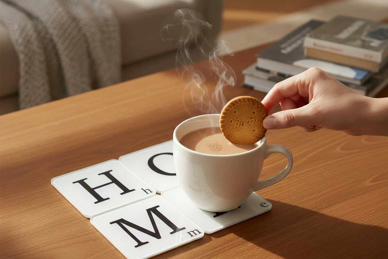 Alphabet Scrabble Letter Coasters