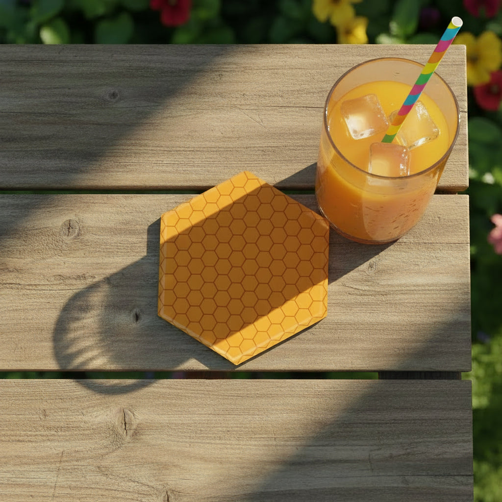 Hexagon Honeycomb Effect Coaster