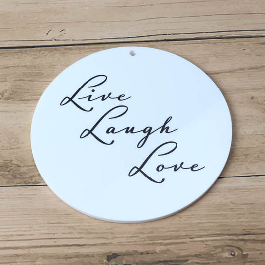 Live Laugh Love Hanging Decoration
