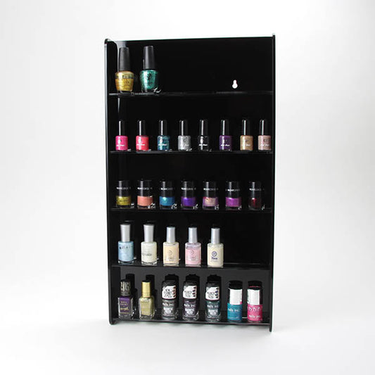 5 Tier Black Nail Varnish Display Stand