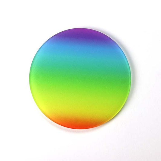 Rainbow Effect Round Coaster