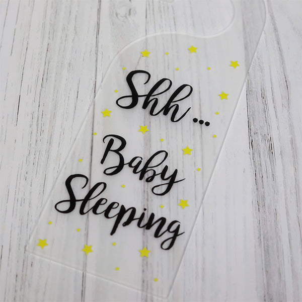 Shh … Baby Sleeping Door Hanger
