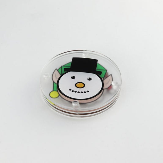 Christmas Character Faces Coasters