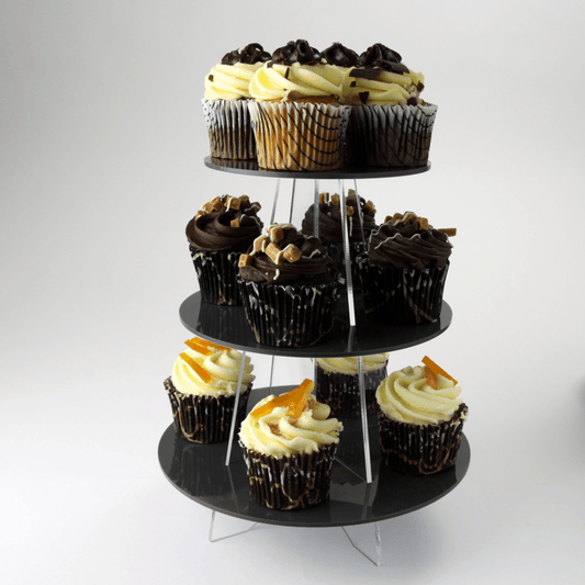 Small Round Tiered Acrylic Cupcake Stand
