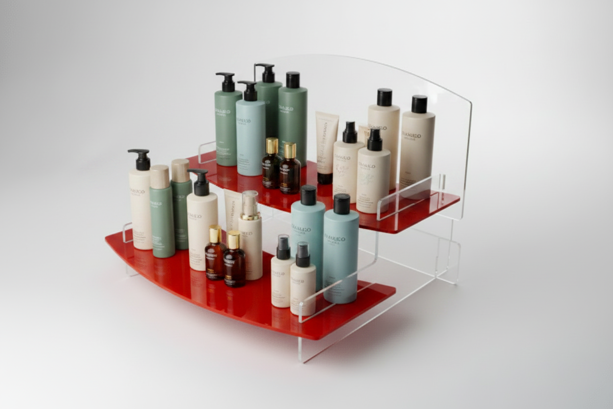 295mm Regular Curved Tiered Display Stand