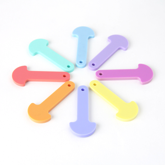 Acrylic Shopping Trolley Release Key Rings