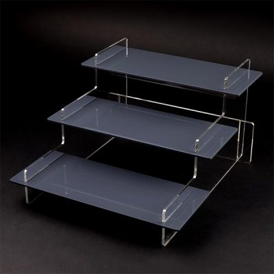 Wide Acrylic Tiered Display Stand 395mm Wide Bobo Bob