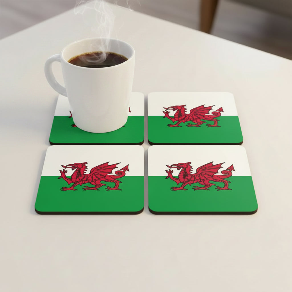Wales Flag Coaster
