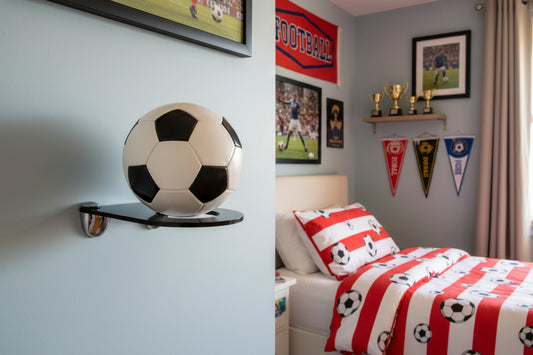 Single Football Acrylic Display Shelf