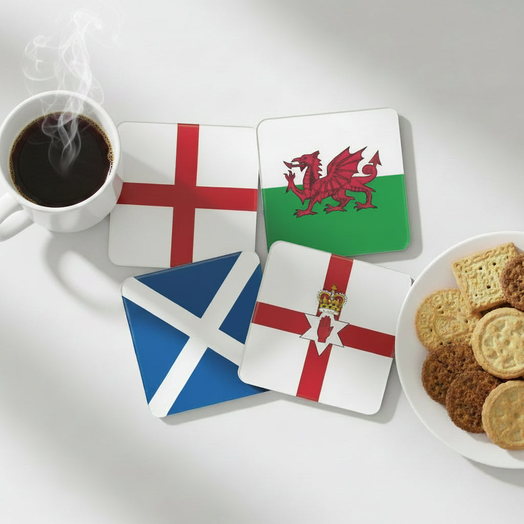 United Kingdom Flag Coaster Set