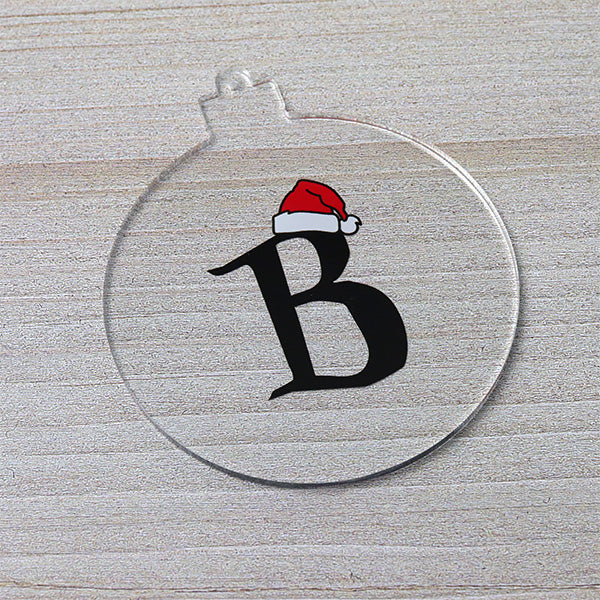 Santa Hat Letter Christmas Tree Decoration