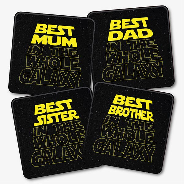 Best In The Whole Galaxy Star Wars Inspired Coasters