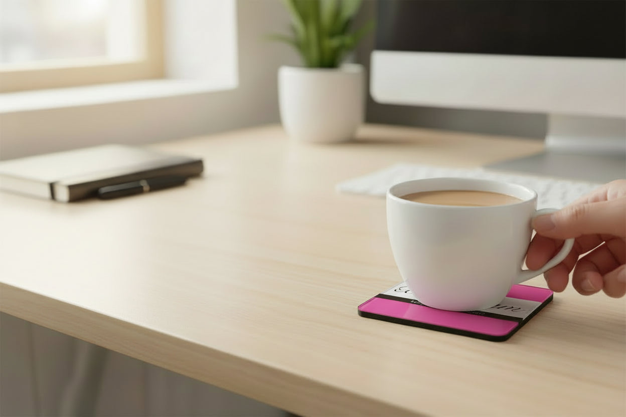 Best Mum Gordon’s Pink Gin Coaster