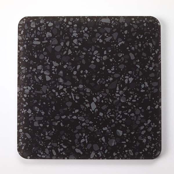 Black Granite Effect Square Coaster