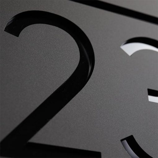 Square Modern Acrylic House Number