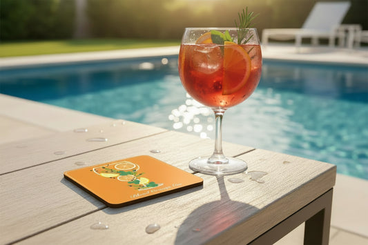 Blood Orange Gin Coaster