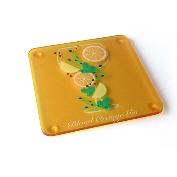 Blood Orange Gin Coaster