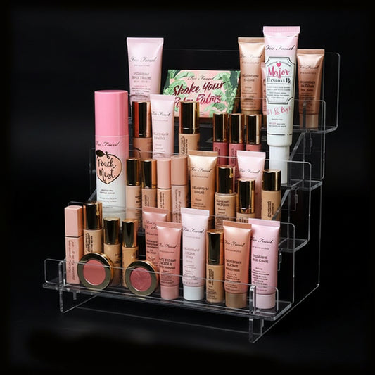 Extra Wide Acrylic Tiered Display Rack – 495mm