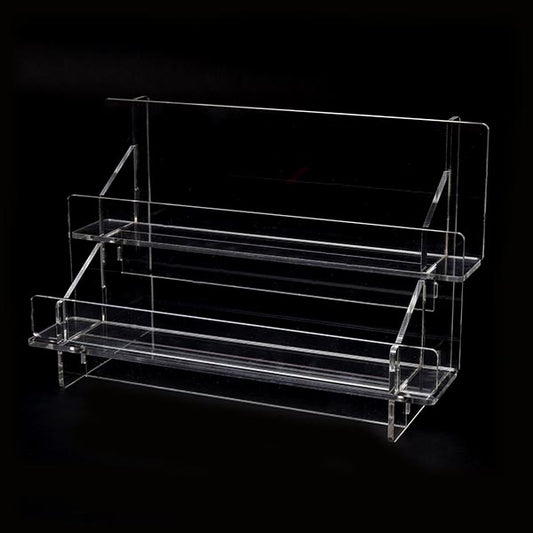 Extra Wide Acrylic Tiered Display Rack – 495mm