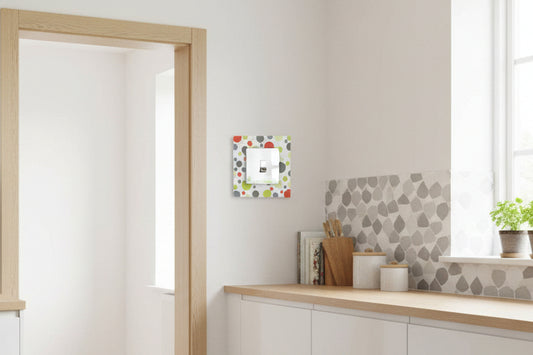 Coloured Spots Light Switch Surrounds / Socket Surrounds