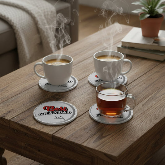 Best Grandad Coors Style Printed Coaster