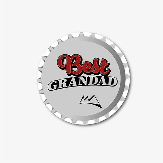 Best Grandad Coors Style Printed Coaster