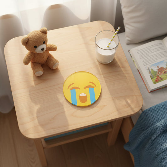 Crying Face Emoji Coaster