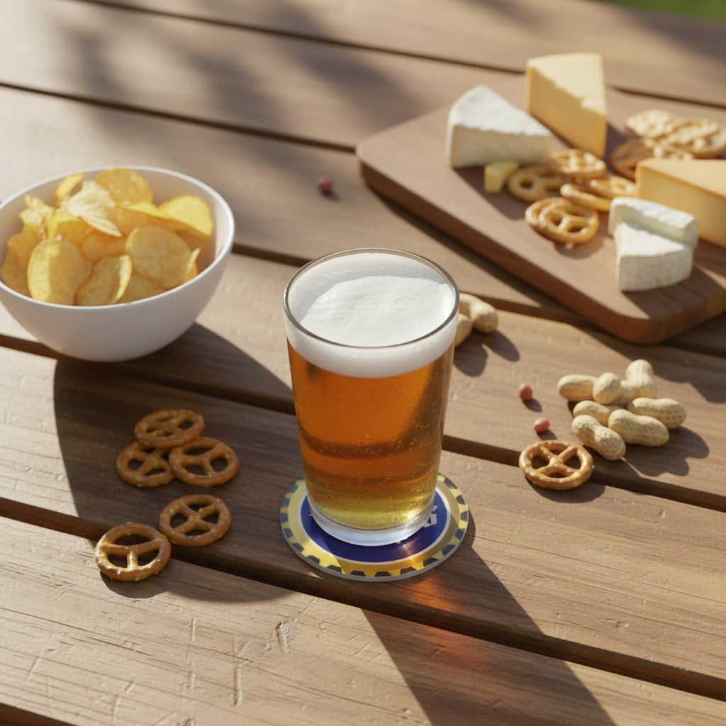 Dads Beer Corona Style Printed Coaster