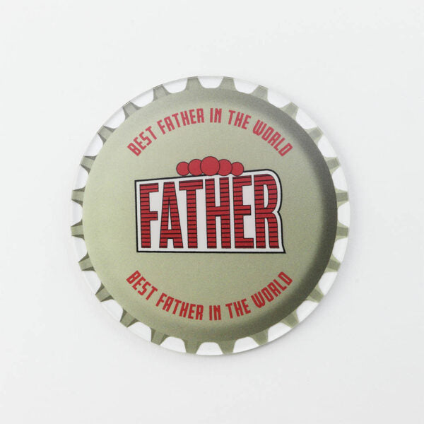 Best Father Beer Theme Printed Coaster