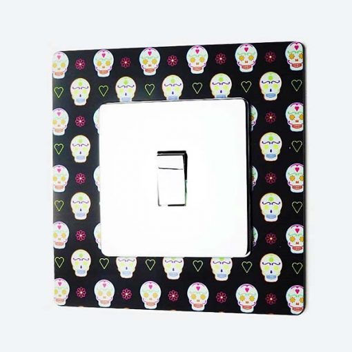 Sugar Skull Light Switch Surrounds / Socket Surrounds