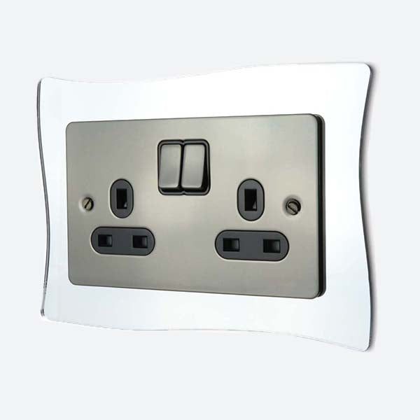 Wave Light Switch Surrounds / Socket Surrounds