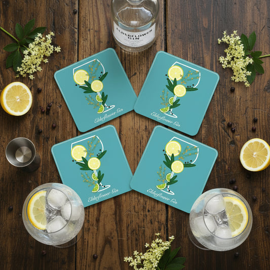 Elderflower Gin Coaster