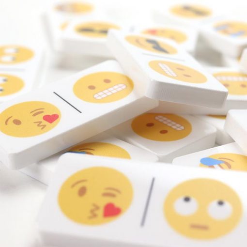 Emoji Style Acrylic Dominoes