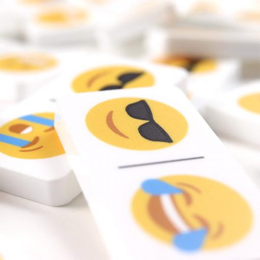Emoji Style Acrylic Dominoes