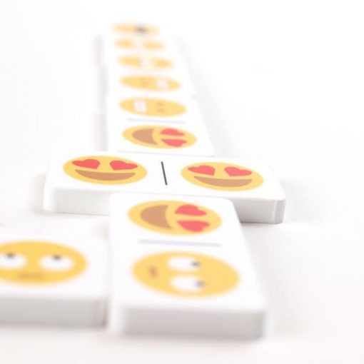 Emoji Style Acrylic Dominoes