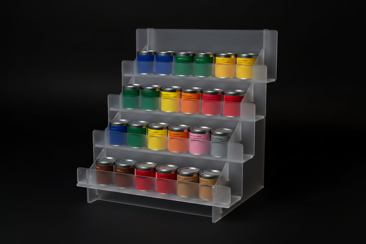 Regular Acrylic Tiered Display Rack – 295mm