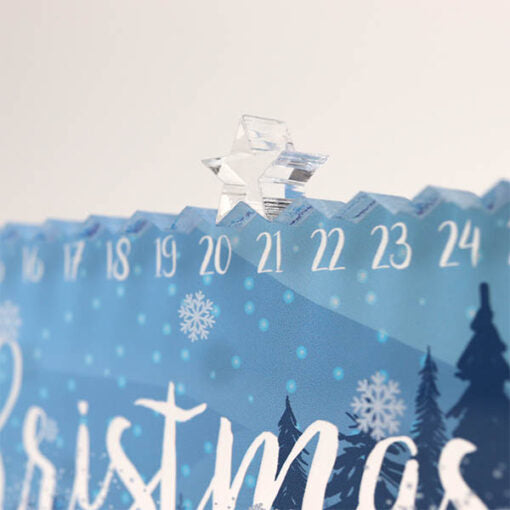 Christmas Countdown Acrylic Advent Calendar – Frozen Forest Design