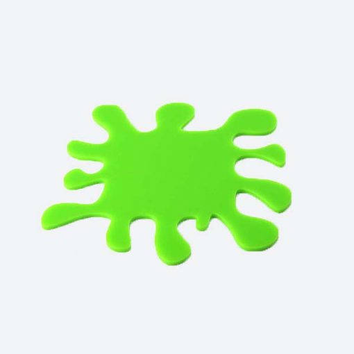 Splat Shape Acrylic Coasters