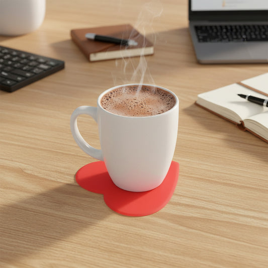 Heart Shaped Acrylic Coasters