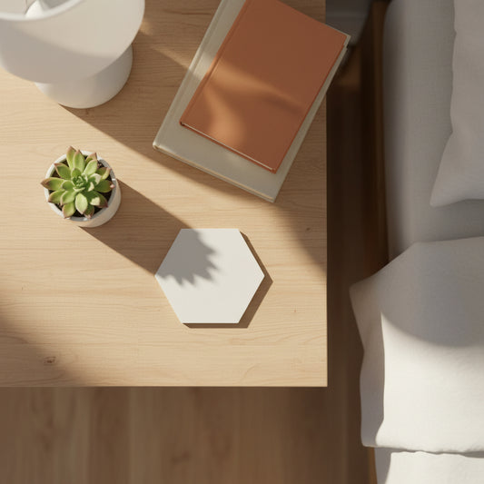 Hexagon Shaped Acrylic Coasters