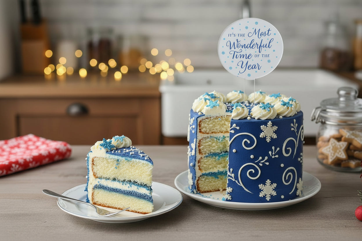 “It’s The Most Wonderful Time of The Year” Christmas Cake Topper