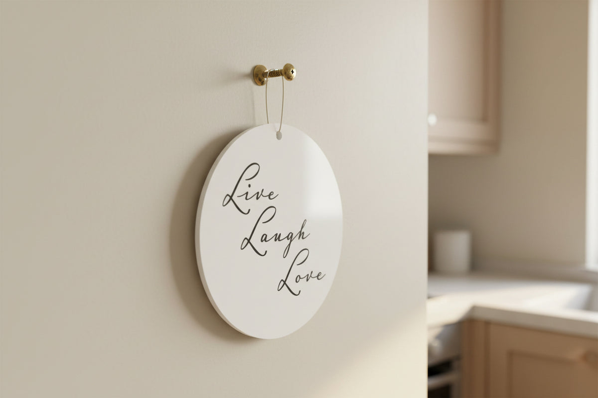 Live Laugh Love Hanging Decoration