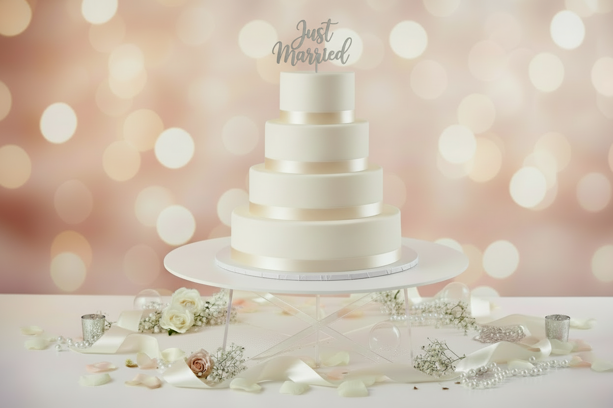 14″ Round Acrylic Cake Stands