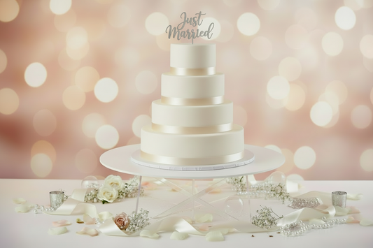 14″ Round Acrylic Cake Stands