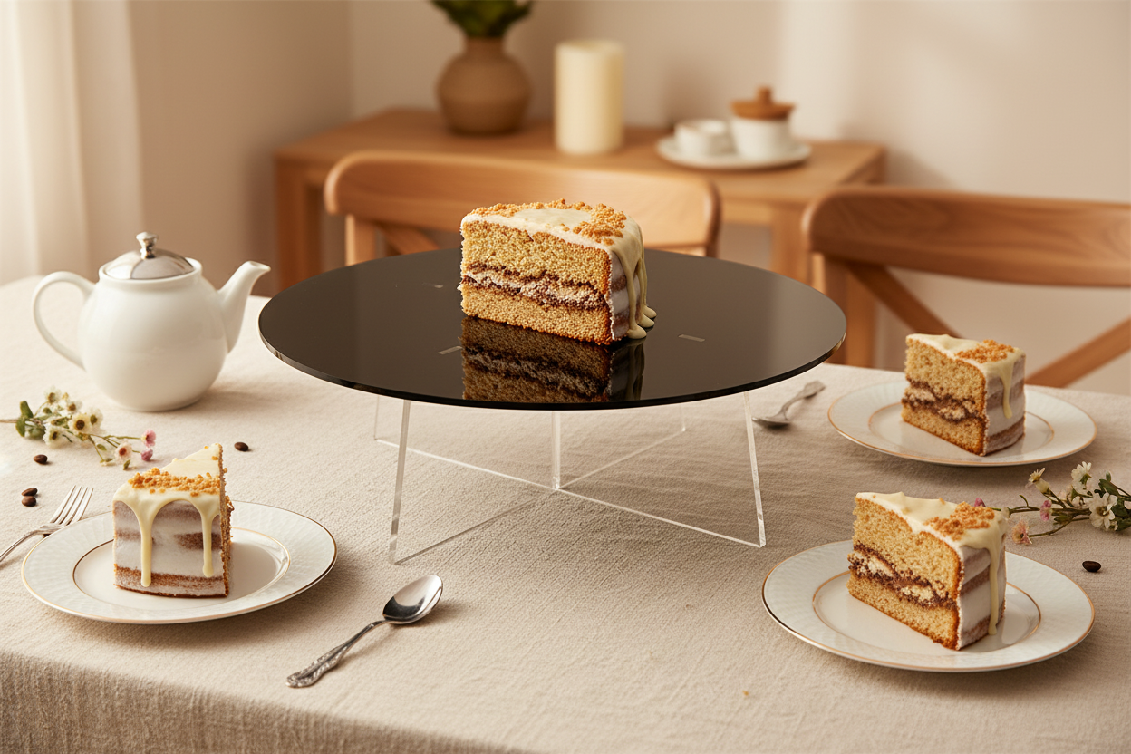 12″ Round Acrylic Cake Stands