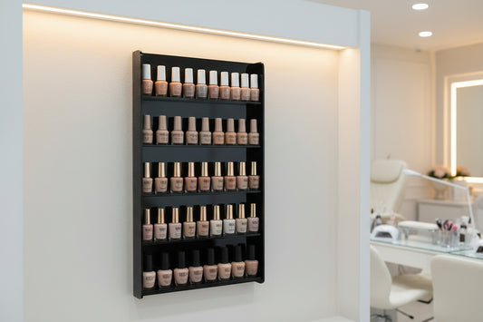 5 Tier Black Nail Varnish Display Stand