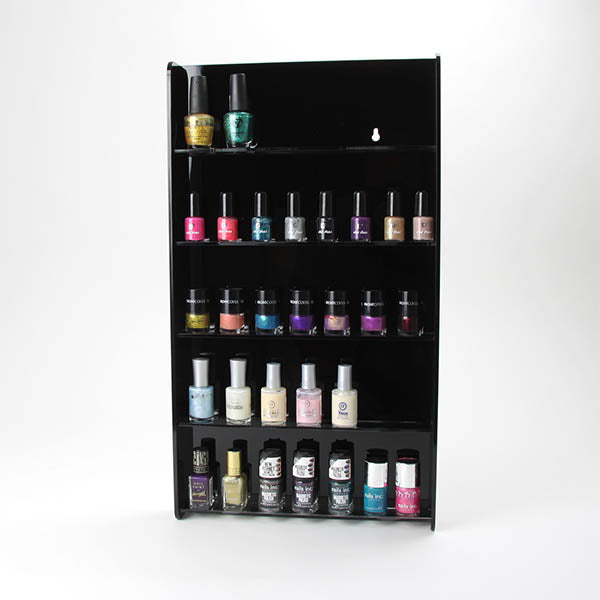 5 Tier Black Nail Varnish Display Stand